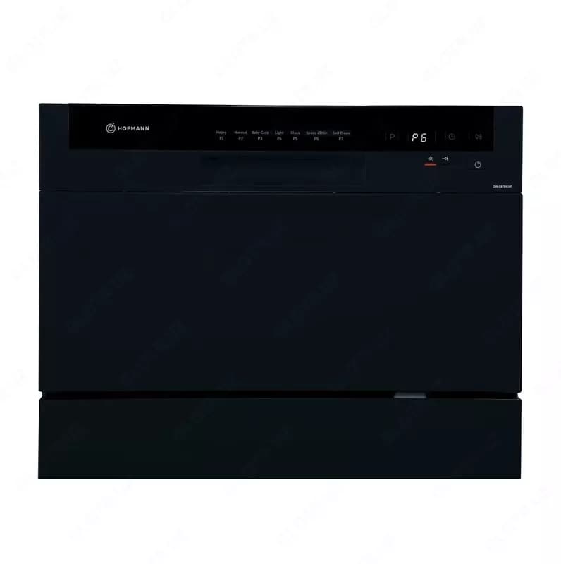 Посудомоечная машина ”Hofmann” DW-C67BK/HF (Черная) 6 комплектов — 1