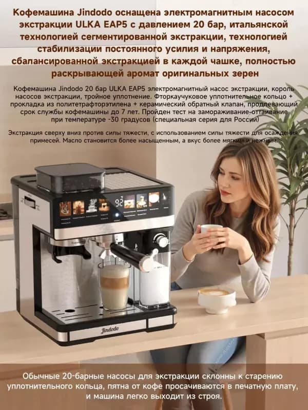 Профессиональная кофемашина для кафе и ресторанов автоматическая капучинатора — 2