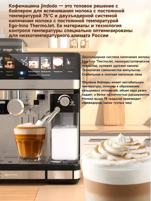 Профессиональная кофемашина для кафе и ресторанов автоматическая капучинатора — 4