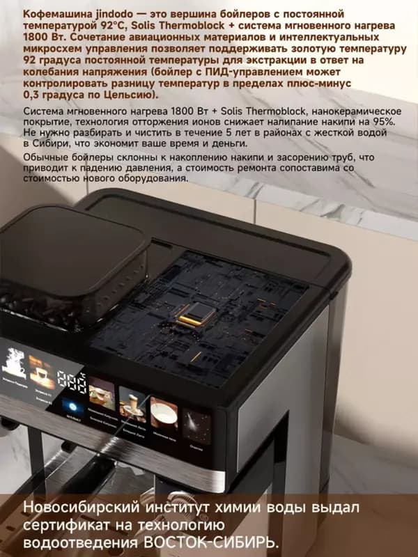 Профессиональная кофемашина для кафе и ресторанов автоматическая капучинатора — 5