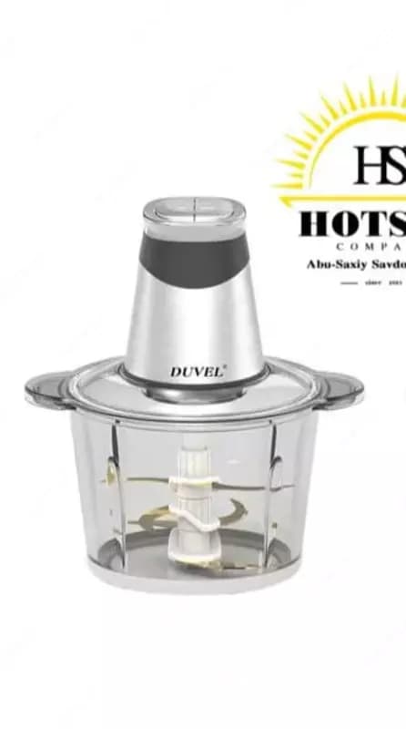 Многофункциональный кухонный чоппер (измельчитель) 2 в 1 ”DUVEL” DL-125, 600W, 3 л. (Германия) — 1