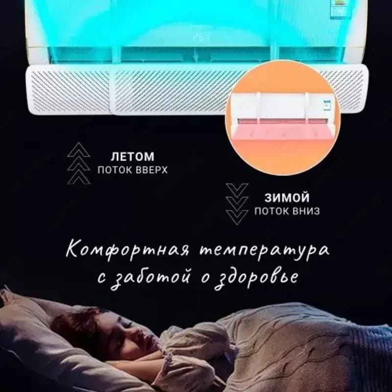 Дефлектор, Экран - отражатель для кондиционеров (от 58 до 90 см) — 5