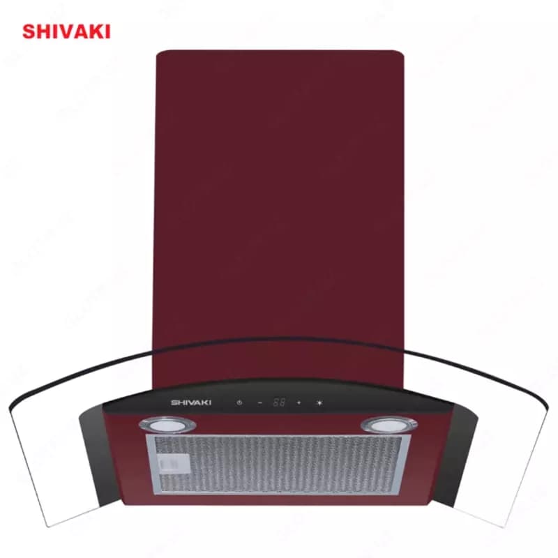 Кухонная вытяжка Shivaki 0660 Touch Бардовый — 1