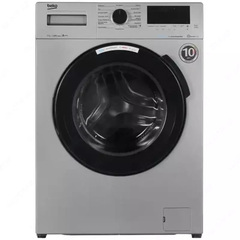 Стиральная машина автомат ”BEKO WSPE7H616S” (Серая/Черная) 7.5 кг — 1