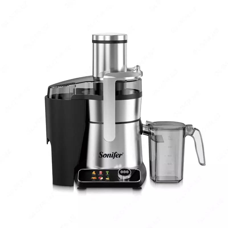 Соковыжималка ”SONIFER” SF-5547, 1000W, 1/2 л (Металлик/чёрный) — 2