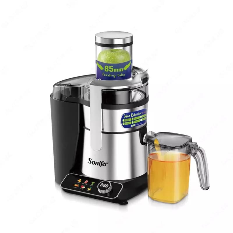 Соковыжималка ”SONIFER” SF-5547, 1000W, 1/2 л (Металлик/чёрный) — 4