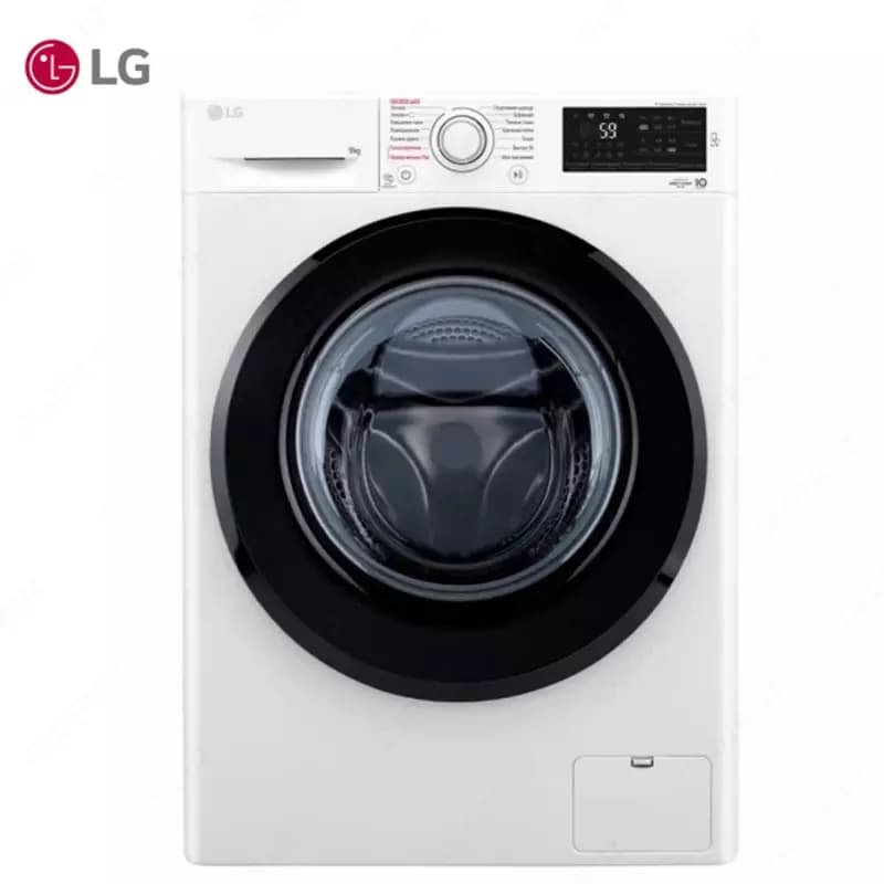 Стиральная машина автомат LG F4M5VS6W Steam, 9кг, Белый — 1