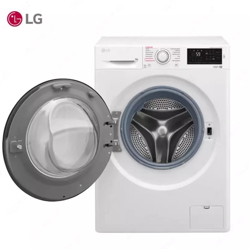 Стиральная машина автомат LG F4M5VS6W Steam, 9кг, Белый — 4