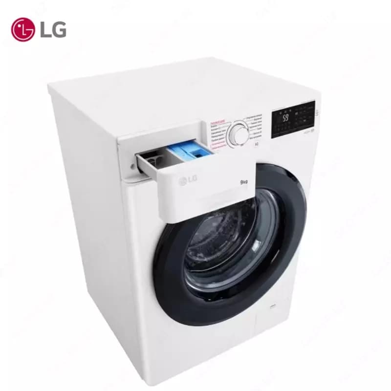 Стиральная машина автомат LG F4M5VS6W Steam, 9кг, Белый — 6