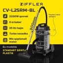 Пылесос Ziffler CV-L25RM-BL