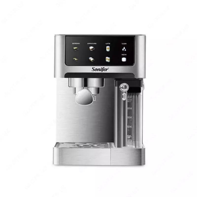 Кофемашина ”SONIFER” SF-3587, 1350 W (Стальной/черный) — 3