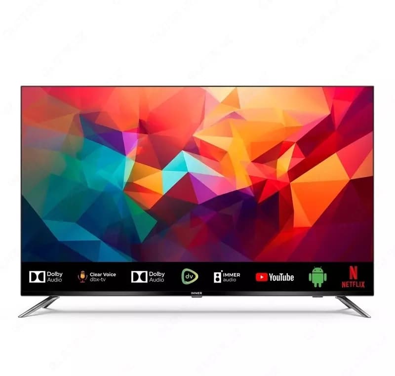 65”Телевизор Immer 65Q11G UHD SMART 4K Google TV QLED TV 60Hz (Простой пульт) — 1
