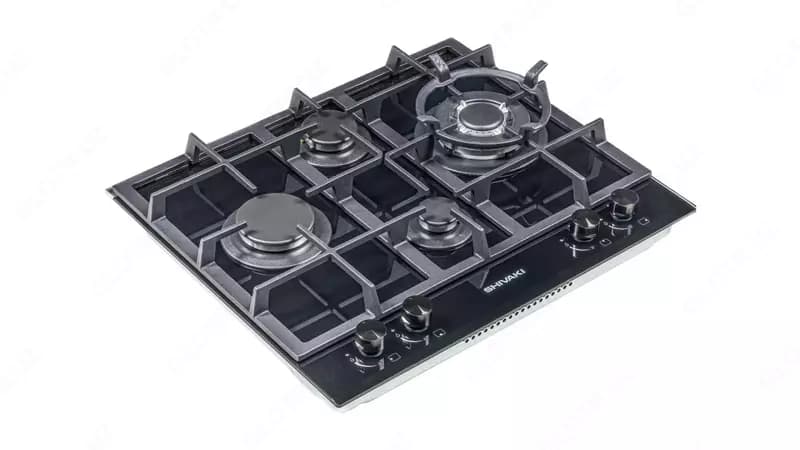 Газовая варочная панель ”Shivaki G22-260” (Черная) — 2