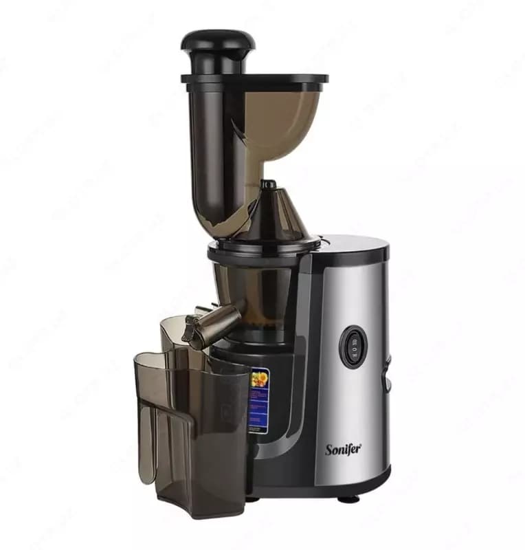 Соковыжималка ”SONIFER” SF-5541, 250W, 1/1 л (Металлик/чёрный) — 2