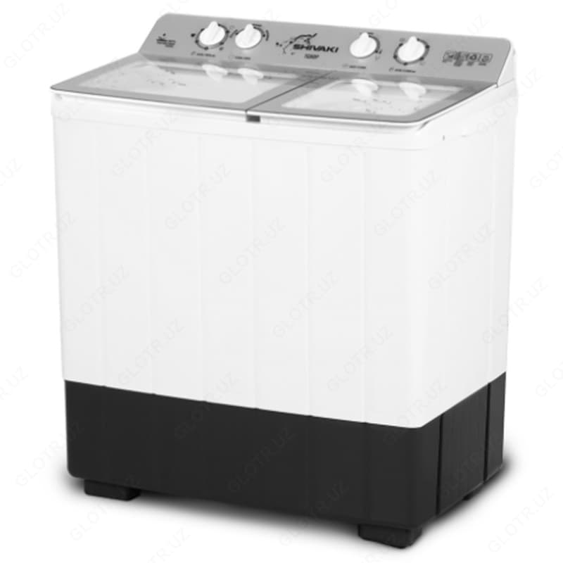 Полуавтоматическая стиральная машина Shivaki TG 80 P, 8кг Серебристый — 2