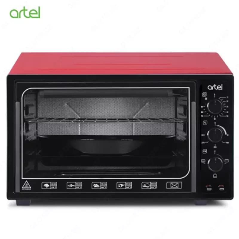 Мини печь Artel ART-MD-3618E Черный/Красный Эконом — 1