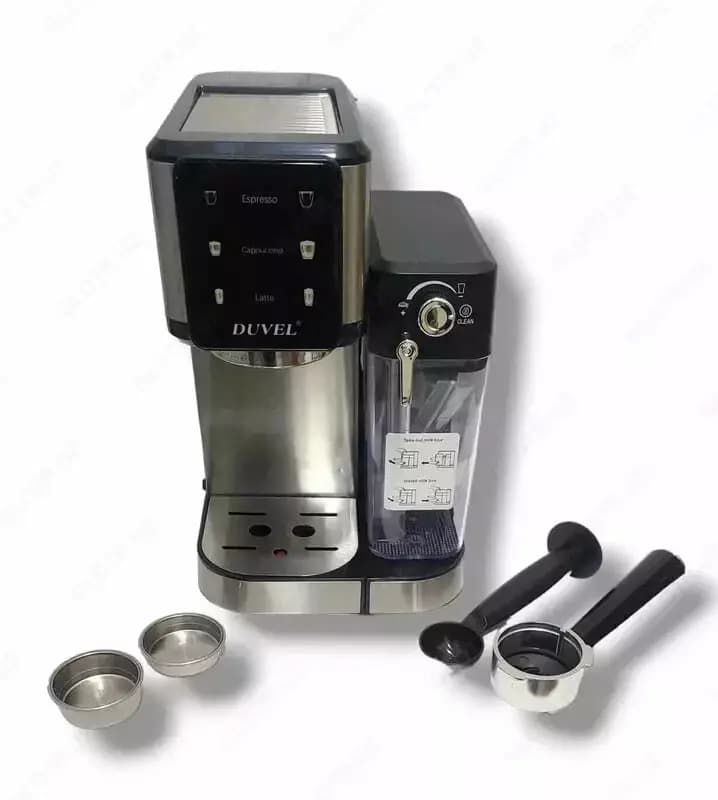 Рожковая кофемашина (сенсорная) ”DUVEL” DL-018А, 1350W, 1 л. (Германия) — 2
