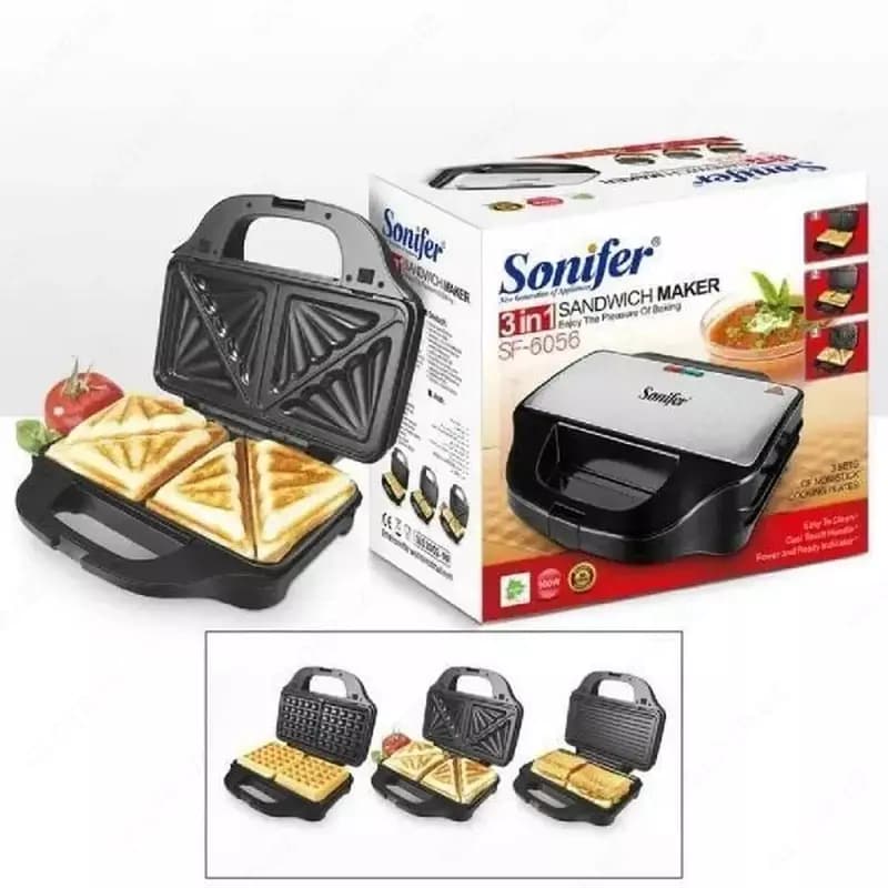 Вафельница и гриль Sonifer, SF-6056 — 1