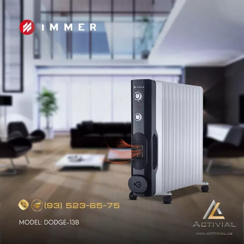Новинка 2023 - масляные обогреватели Immer Dodge для сверхскоростного обогрева помещений! — 2