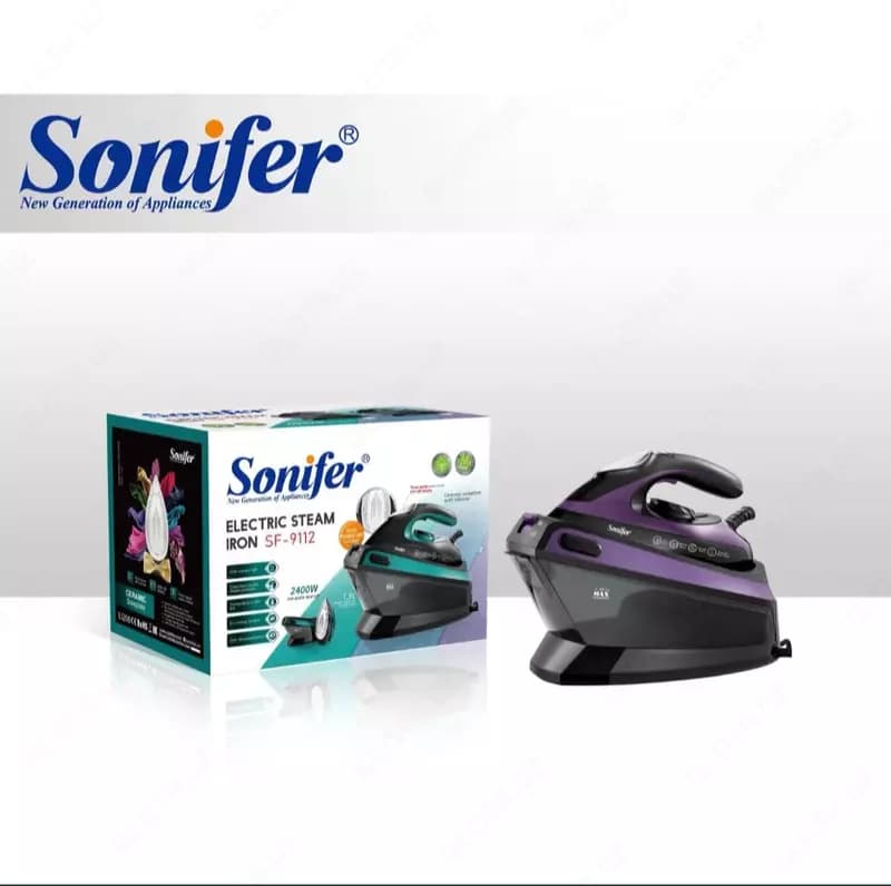 Парогенератор - утюг ”SONIFER” SF-9112, 2400W, 1.5 л (Ассортимент) — 1