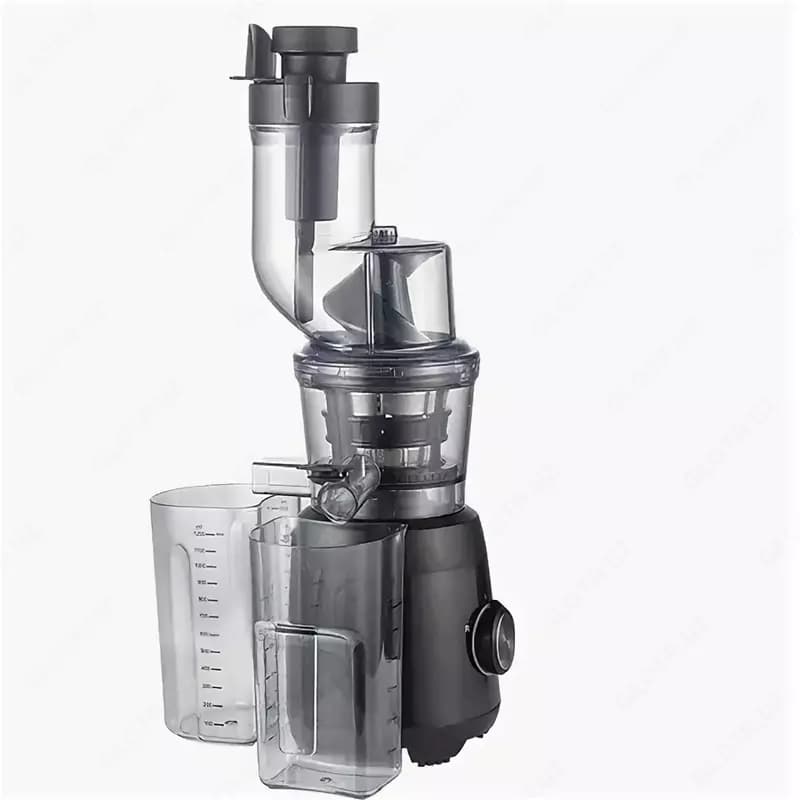 Соковыжималка (шнековая) ”DUVEL” DL-7008C, 600W, 1.5/0.5 л (Металлик/чёрный) — 1