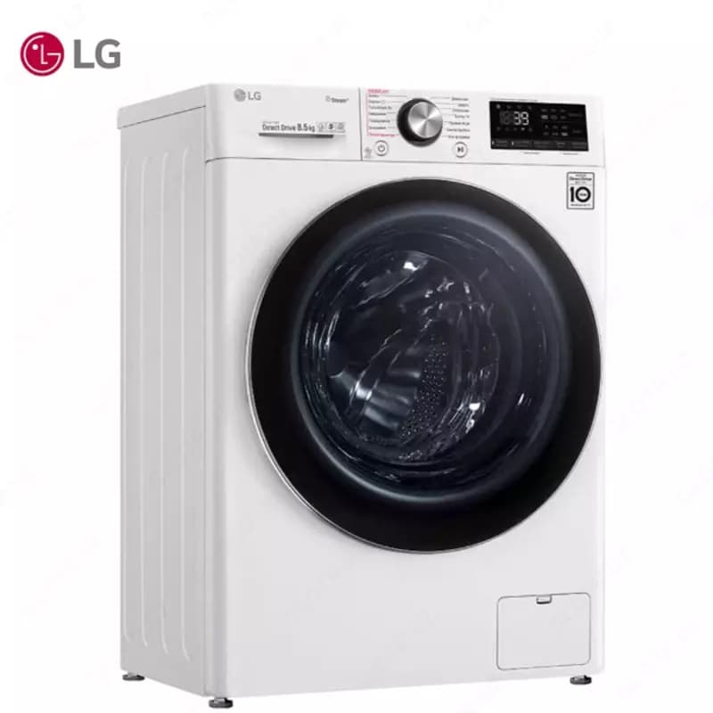 Стиральная машина автомат LG F2V9GW9W Steam+, TurboWash39, AI DD,ThinQ, 8.5кг Белый — 2