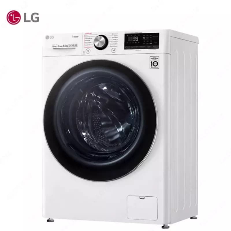 Стиральная машина автомат LG F2V9GW9W Steam+, TurboWash39, AI DD,ThinQ, 8.5кг Белый — 3