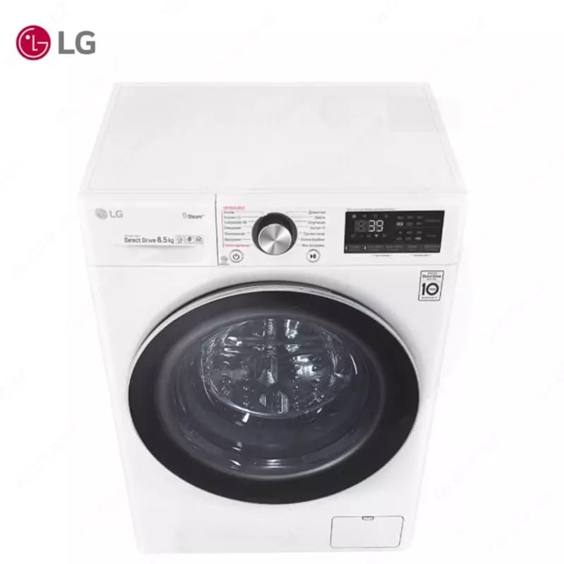 Стиральная машина автомат LG F2V9GW9W Steam+, TurboWash39, AI DD,ThinQ, 8.5кг Белый — 4