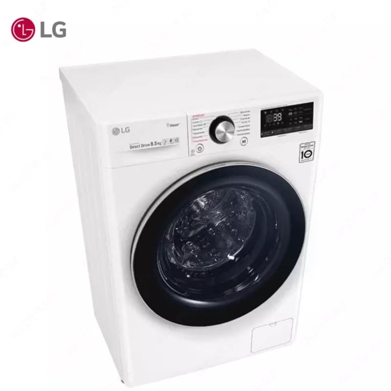 Стиральная машина автомат LG F2V9GW9W Steam+, TurboWash39, AI DD,ThinQ, 8.5кг Белый — 5