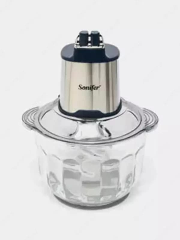 Чоппер-измельчитель ”SONIFER” SF-8123, 600W, 1.2 л (Серый/стальной) — 3