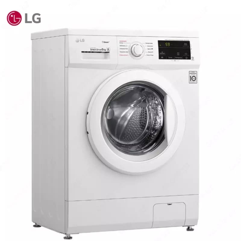 Стиральная машина автомат LG F2J3NS0W 6кг Steam Белый — 2