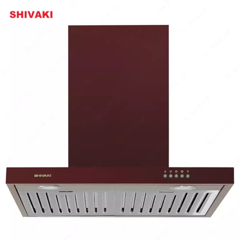 Кухонная вытяжка Shivaki 1460 T Shape Бордовый — 1