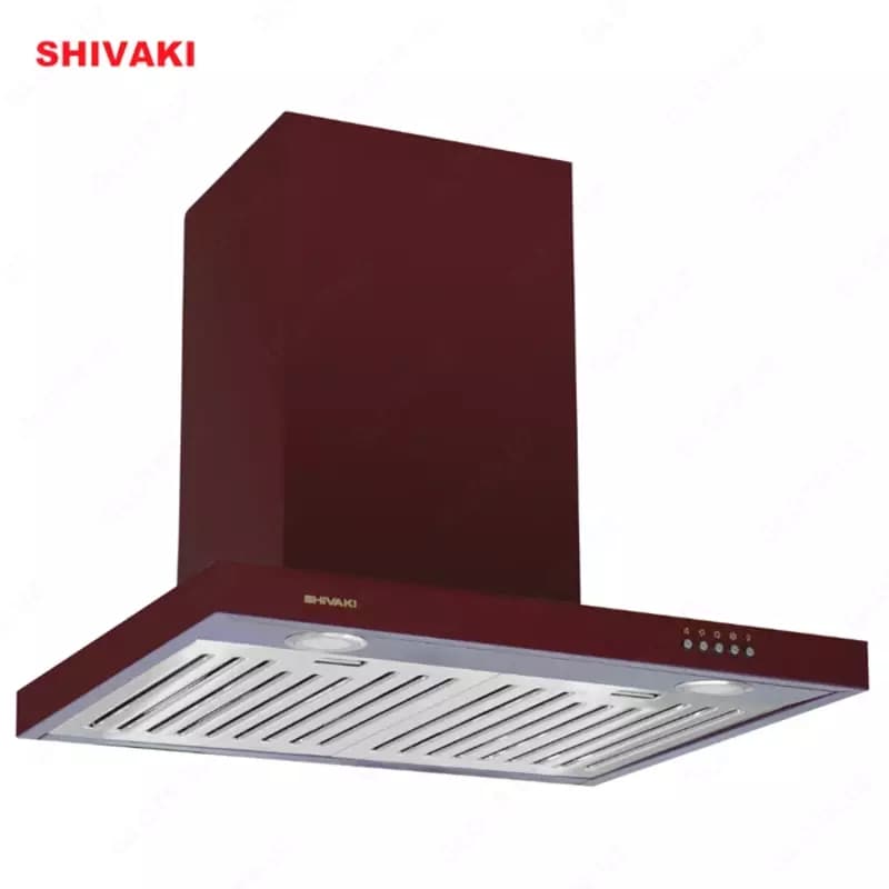 Кухонная вытяжка Shivaki 1460 T Shape Бордовый — 2