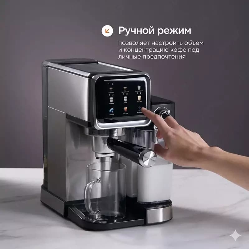 капсульная и Рожковая кофемашина кофеварка DEFT DT009 Кофемашина 3 в 1 — 4