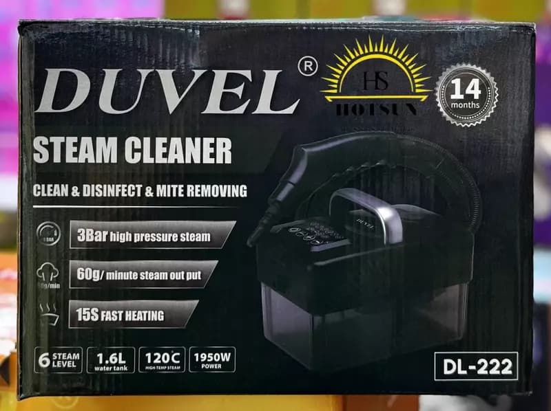 Пароочиститель (пылесос) ”DUVEL” DL-222, 1950W, 3 бар., 1.6 л. (Германия) — 2