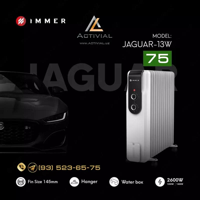 Новинка 2023 - масляные обогреватели Immer Jaguar для сверхскоростного обогрева помещений! — 1