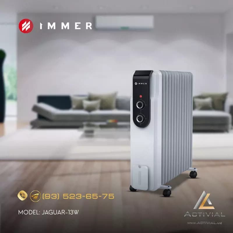 Новинка 2023 - масляные обогреватели Immer Jaguar для сверхскоростного обогрева помещений! — 2