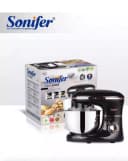 Планетарный миксер ”Sonifer” SF-8064, 3 насадки, 1400W, 5.5 л (Серебристый/черный)