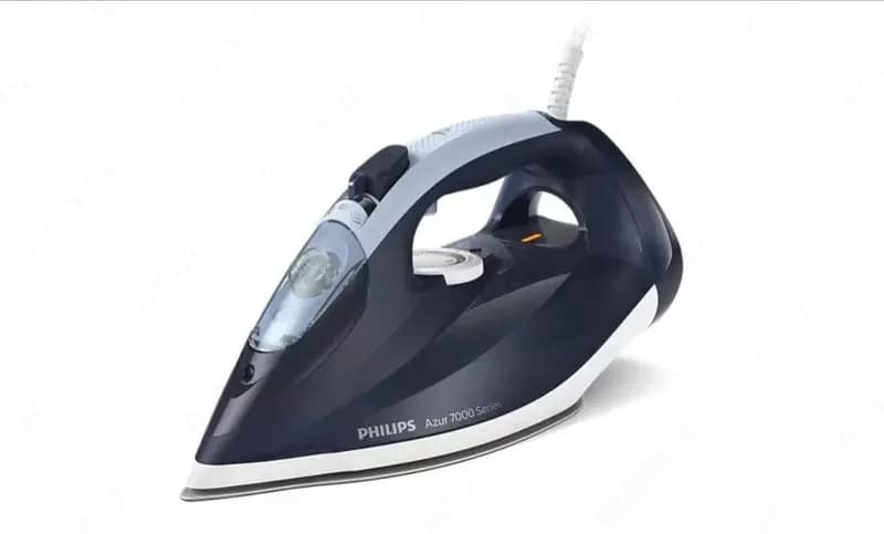 Бытовой паровой утюг ”PHILIPS” DST7030, 2800 W (Темно-синий/белый) — 1