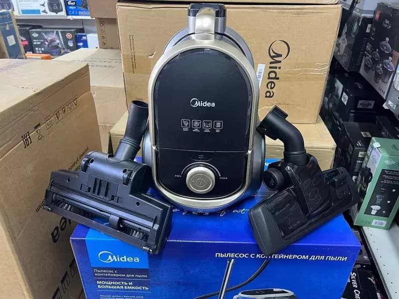 Пылесос ”MIDEA” luxury, 2400 Вт (Синий/золотой) — 1