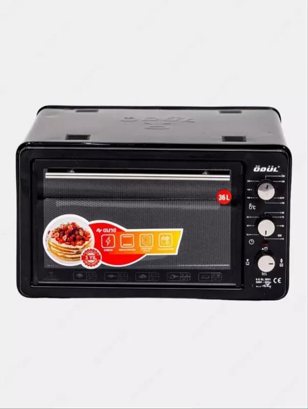 Мини-печь ”Odul” OD-3601, 1500W 20/25 л (Черный) — 4