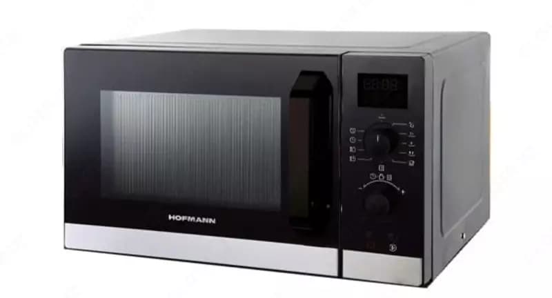 Микроволновая печь ”Hofmann” MW823DHBK/HF (Серая/Черная) 23 л — 2