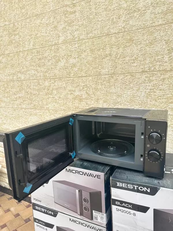 Микроволновая печь ”BESTON” SM2004-B, 700W, 20 л (Черная) — 4