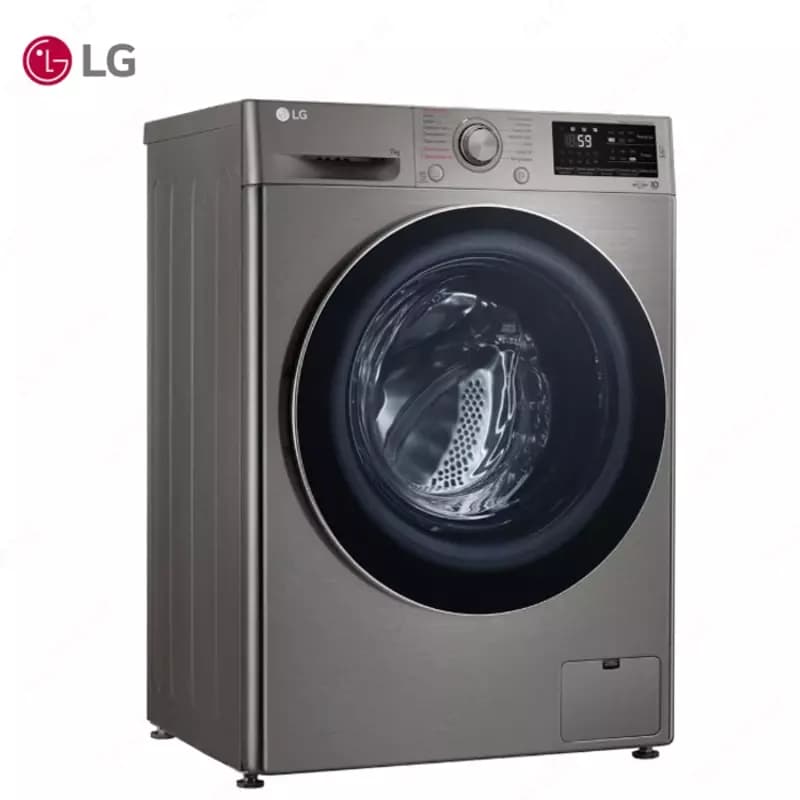 Стиральная машина автомат LG F2J6HSDS 7кг Steam Серый — 2