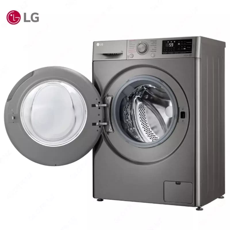 Стиральная машина автомат LG F2J6HSDS 7кг Steam Серый — 4