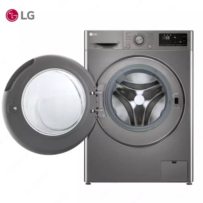 Стиральная машина автомат LG F2J6HSDS 7кг Steam Серый — 5
