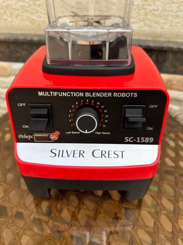 Электрический блендер ”SILVER CREST” SAC-1589, 3000W (Красный/черный) — 3