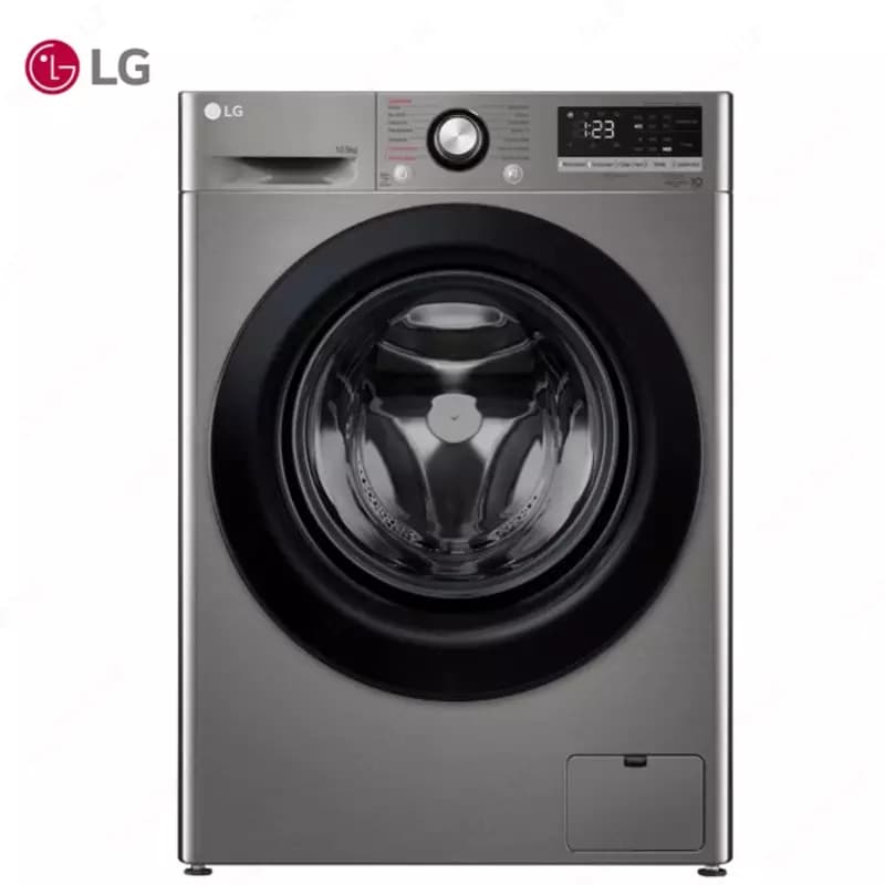 Стиральная машина автомат LG TW4V3RS6S 10.5 кг, Steam, AI DD, ThinQ, Серый — 1