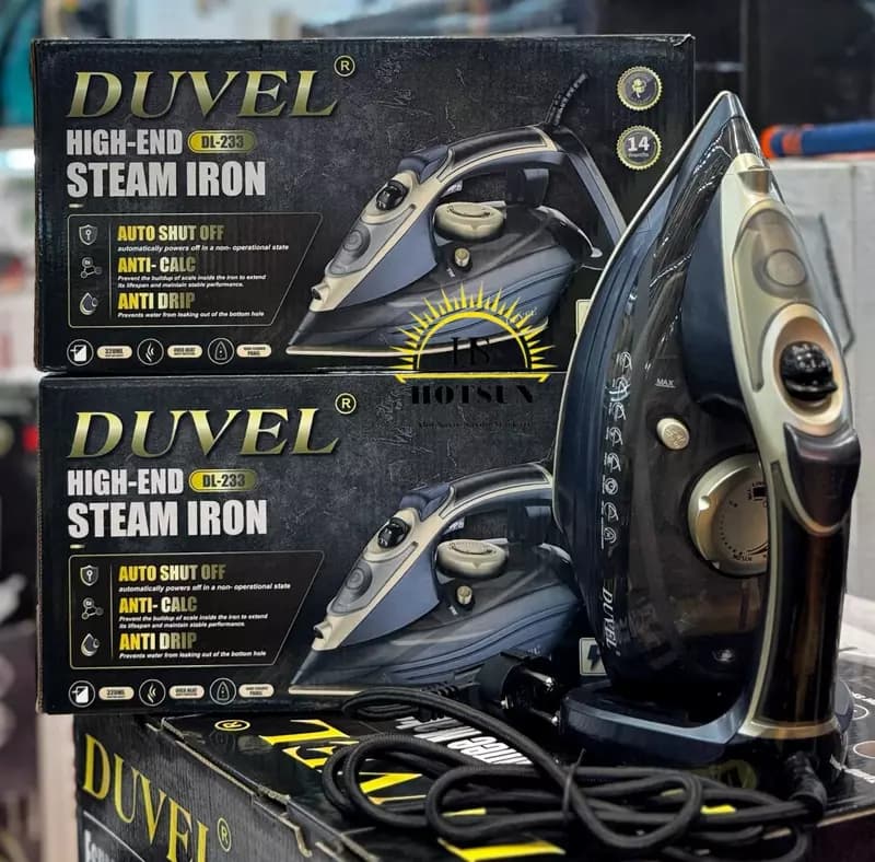 Паровой утюг ”DUVEL” DL-233, 2300W, керамическая подошва (Германия) — 2