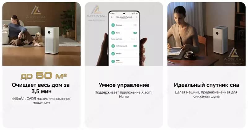 Очиститель воздуха Xiaomi Mijia Smart Air Purifier 6 — 3